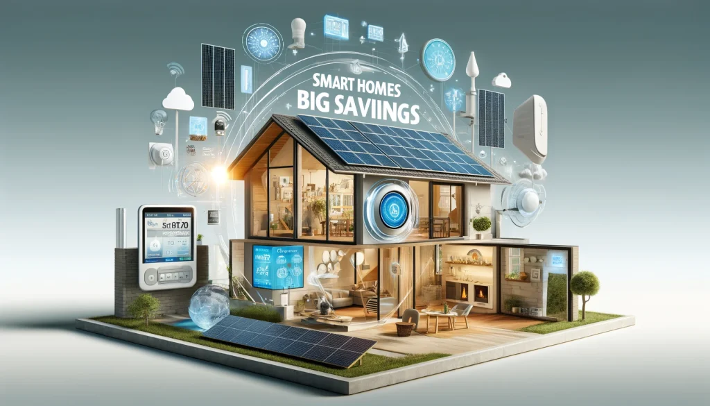 futuristic graphic of how smart homes are an opportunity for franchisees